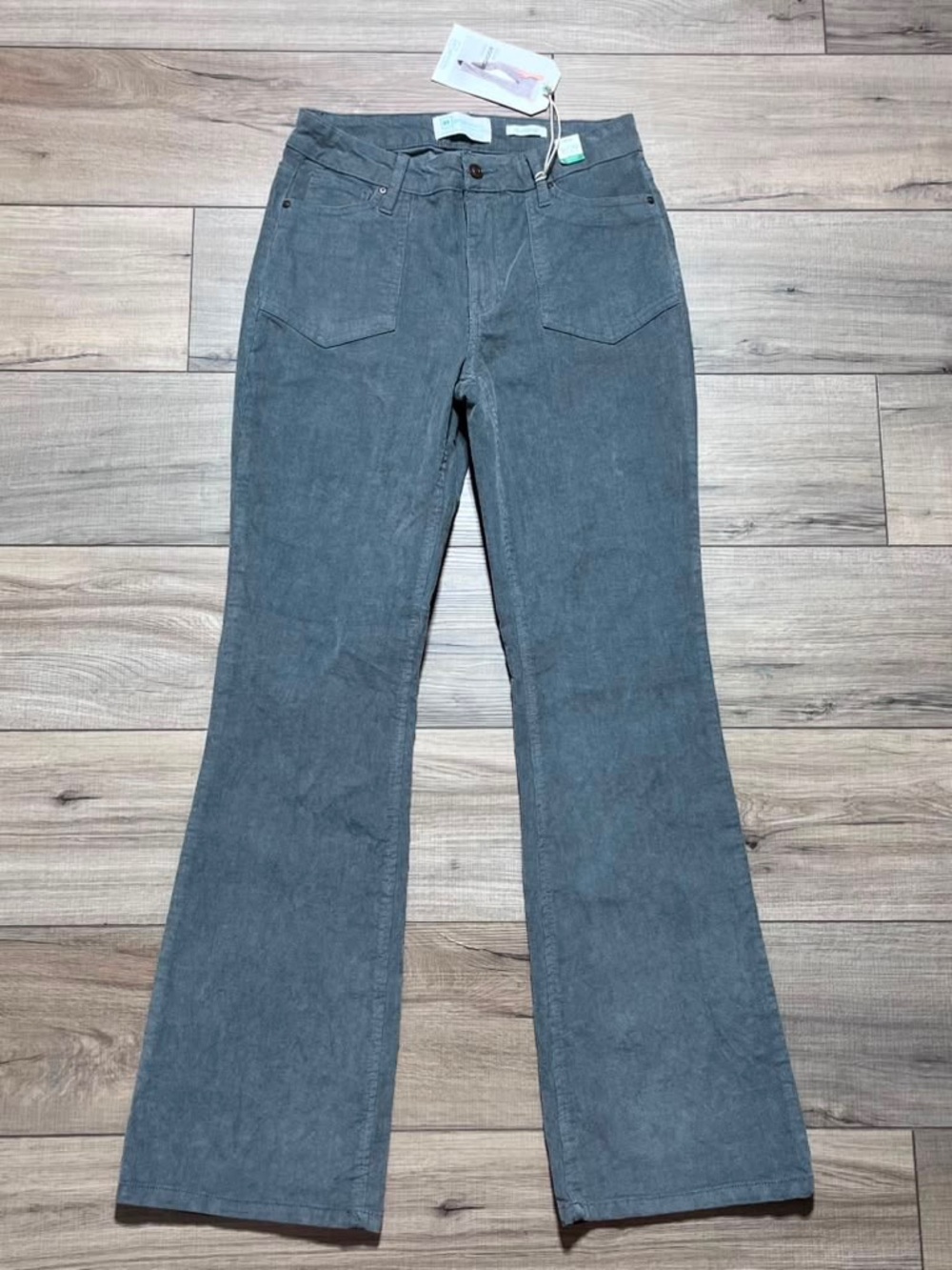 ReGeneration by Celebrity Juniors Bamboo Corduroy Pants Size 9/29 Dusty Olive